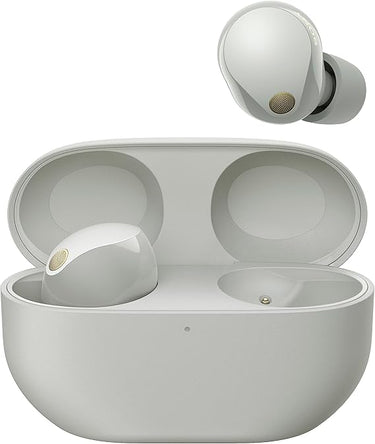 Sony Auriculares inalámbricos con Noise Cancelling WF-1000XM5, Bluetooth, Auriculares in-Ear, micrófono, hasta 24 Horas de batería, Carga rápida, IPX4, Alexa y Google Assitant, iOS y Android - Plata